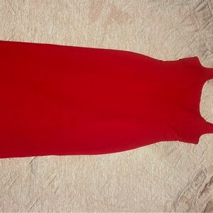 Diane Von Furstenberg Vibrant Red Maxi Dress